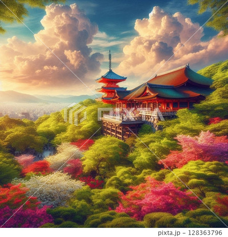 清水寺 128363796