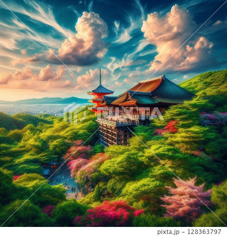 清水寺 128363797