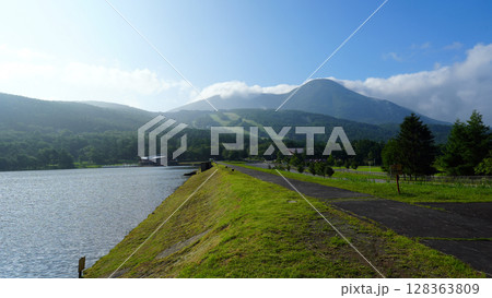 女神湖 遊歩道 女神湖 遊歩道 128363809