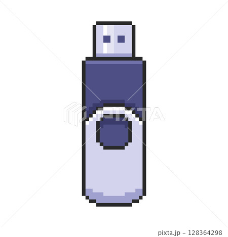 Pixel art Flash Drive game asset design 128364298