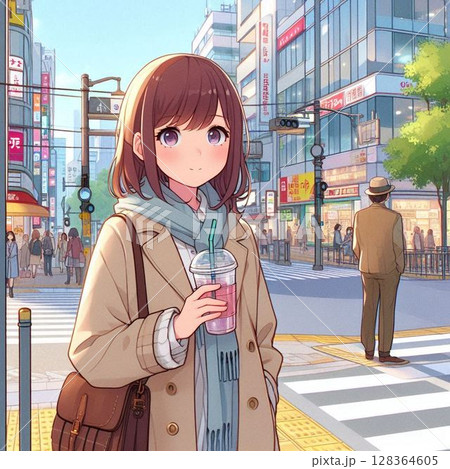 街角の美少女、街角スナップ、偶然見かけた絶世の美少女 街角の美少女、街角スナップ、偶然見かけた絶世の美少女 128364605