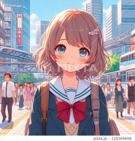 街角の美少女、街角スナップ、偶然見かけた絶世の美少女 街角の美少女、街角スナップ、偶然見かけた絶世の美少女 128364606