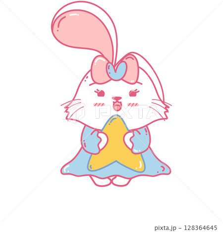 bunny in the sky 128364645