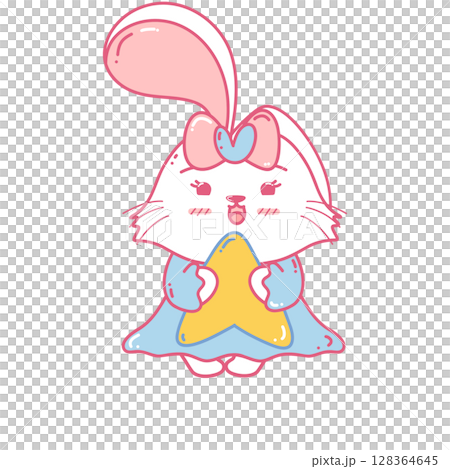 bunny in the sky 128364645