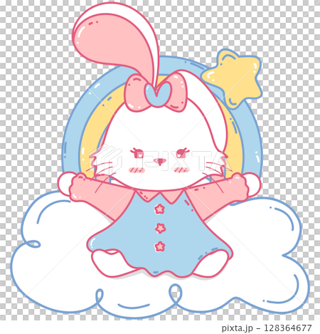 bunny in the sky 128364677