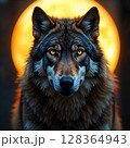 満月の狼 128364943