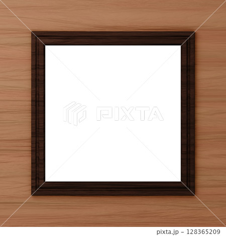 3D素材_額縁_正方形_黒 128365209