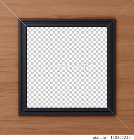3D material_frame_square_black 3D material_frame_square_black 128365230