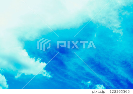 ブルー系 　背景素材 128365566