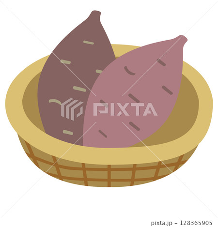 ザルに入ったさつまいも 128365905