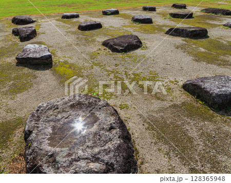 鞠智城跡 古代山城の軌跡 宮野礎石群 鞠智城跡 古代山城の軌跡 宮野礎石群 128365948