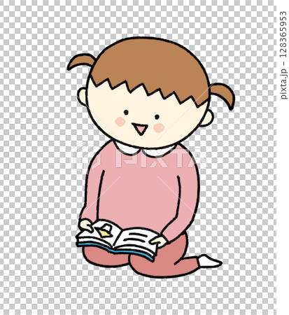 Children reading picture books Children reading picture books 128365953