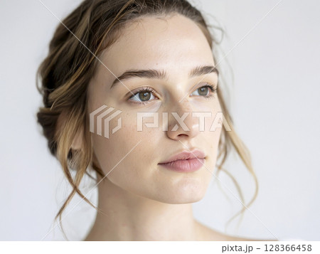 人の若い女性　AI生成画像  128366458