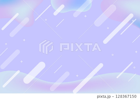 グラデーション　背景　水色　紫 128367150
