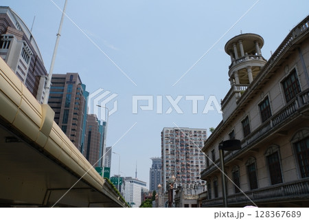 上海、大世界の風景 128367689