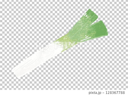Illustration of a simple green onion 128367788