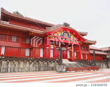 沖縄、首里城 沖縄、首里城 128368030