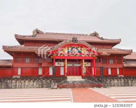 沖縄、首里城 沖縄、首里城 128368307