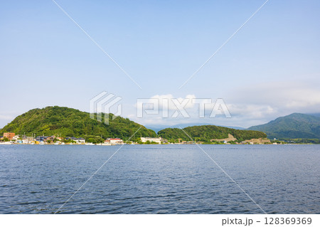 福井県、三方五湖の風景 福井県、三方五湖の風景 128369369