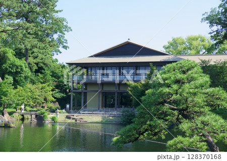 徳川園　龍仙湖と観仙楼 128370168