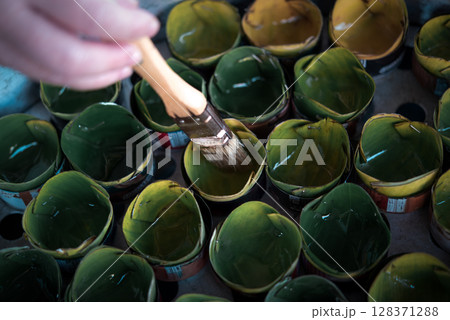 Nian gao or Chinese New Year's cake is sweet food 128371288