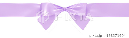 3D素材_リボン_紫 128371494