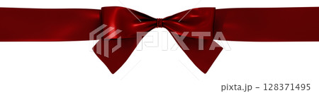 3D素材_リボン_赤 128371495