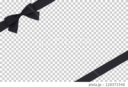 3D material_ribbon_black 3D material_ribbon_black 128371548