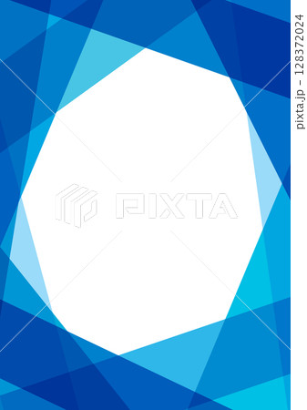 幾何学のフレームデザイン 背景素材 青 幾何学のフレームデザイン 背景素材 青 128372024
