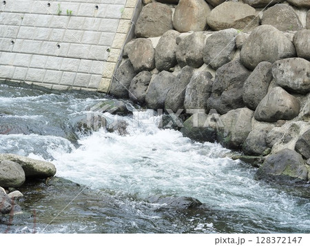 静岡県 大場川の流れ 7月 静岡県 大場川の流れ 7月 128372147