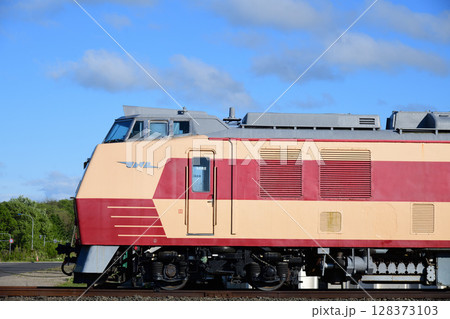 道の駅あびらD51ステーションに保存されているキハ183形気動車 道の駅あびらD51ステーションに保存されているキハ183形気動車 128373103