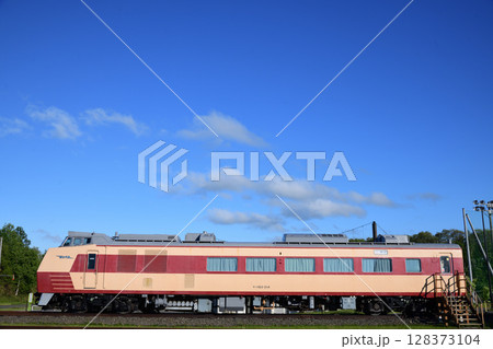 道の駅あびらD51ステーションに保存されているキハ183形気動車 道の駅あびらD51ステーションに保存されているキハ183形気動車 128373104