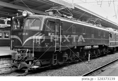 お召列車けん引専用機のEF58 61号機 お召列車けん引専用機のEF58 61号機 128373139