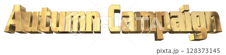 3DCG文字「Autumn Campaign(オータムキャンペーン)」秋のキャンペーン 3DCG文字「Autumn Campaign(オータムキャンペーン)」秋のキャンペーン 128373145