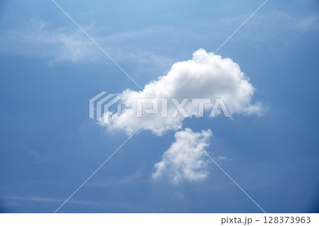 夏の空 鮮やかな空 青空 晴れ 7月 イメージ 128373963