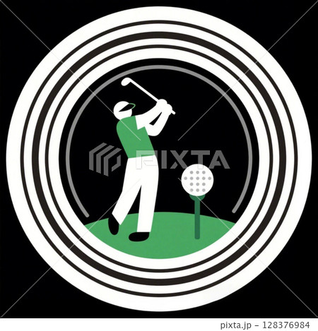 ゴルフのアイコン 128376984