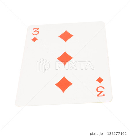 card gambling on white game luck three diamonds 128377162
