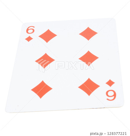 card gambling on white game luck six diamonds 128377221