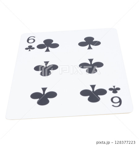 card gambling on white game luck six clubs 128377223