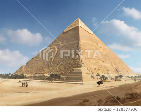 エジプトのピラミッド エジプトのピラミッド 128377936