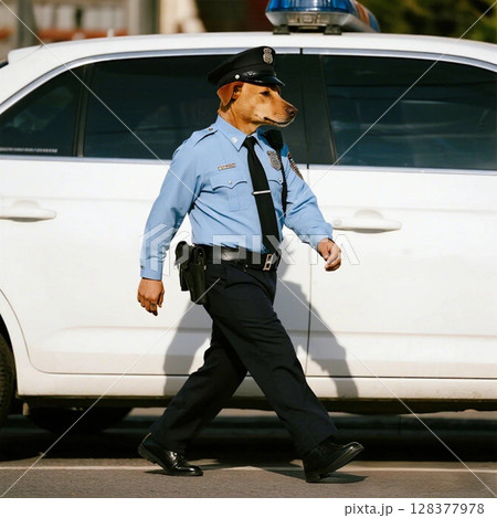 ポリスドッグ 128377978