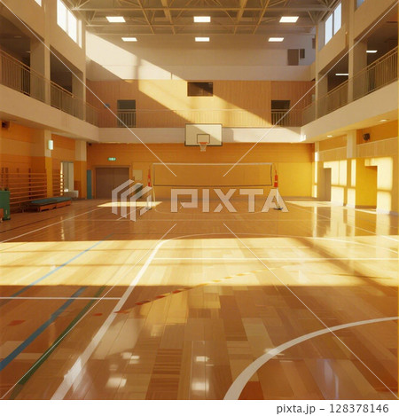 体育館 128378146