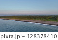 海岸と森と稜線 128378410