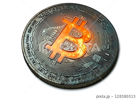 A coin with the letter B on it 128380313