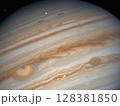 木星のクローズアップ 128381850