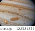 木星のクローズアップ 128381854