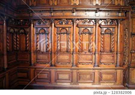 スイス国立博物館・チューリッヒ、中世の議会席 スイス国立博物館・チューリッヒ、中世の議会席 128382006