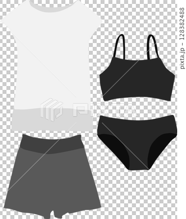 swimsuit illustration 128382488
