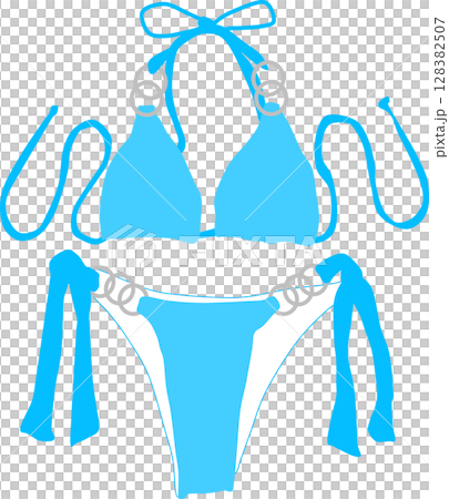swimsuit illustration 128382507