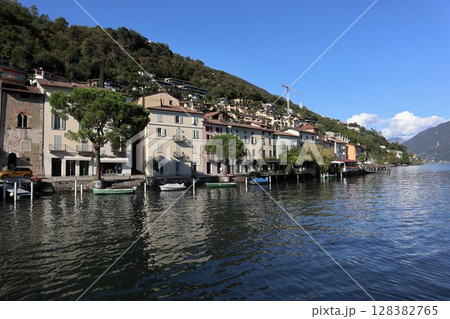 スイス・ルガーノのクルーズ、モルコテ 128382765